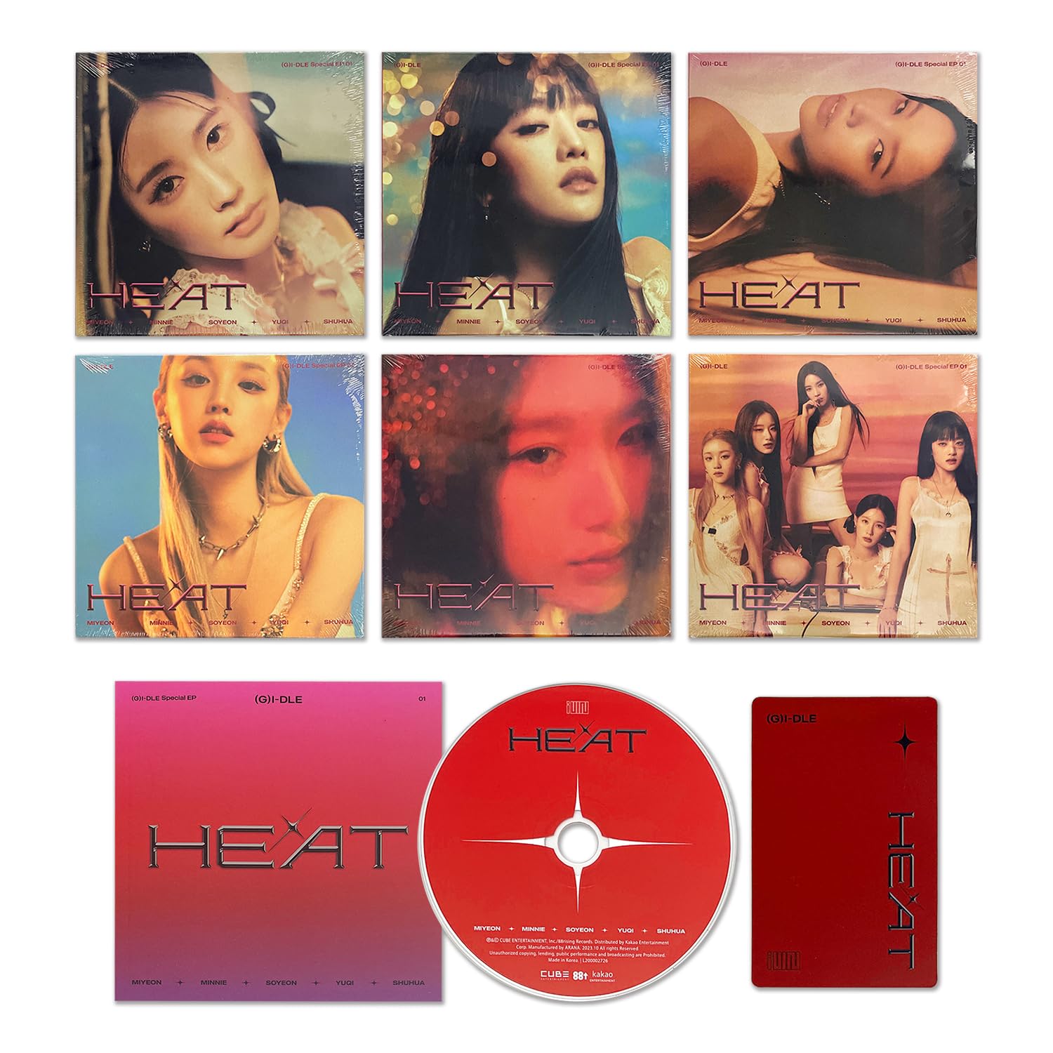 Amazon.com: (G) I-DLE - Special Album [HEAT] (DIGIPAK - Random Ver